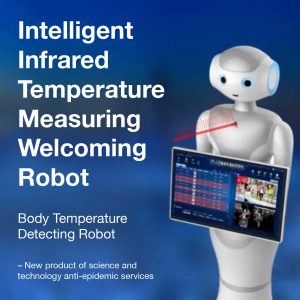 Intelligent Infrared Temperature Measure Welcoming Robot