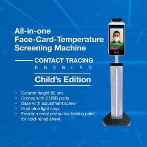 All-in-one Face-Card-Temperature Screening Machine (Child’s Edition)