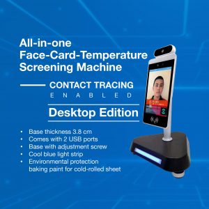 All-in-one Face-Card-Temperature Screening Machine (Desktop Edition)